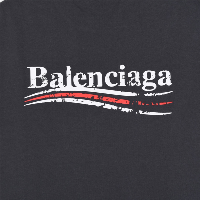 Balenciaga/巴黎世家 斑驳可乐印花水洗破洞短袖T恤 白色 黑色 深灰色 咖啡色-Chinese UA Cheap High Quatity Brand Clothes Bags handbags Sneakers wholesale wholesaler seller from China Factory suppliers Fashion Clothing Shoes best Quality Beautiful Price Balenciaga/巴黎世家 斑驳可乐印花水洗破洞短袖T恤 白色 黑色 深灰色 咖啡色