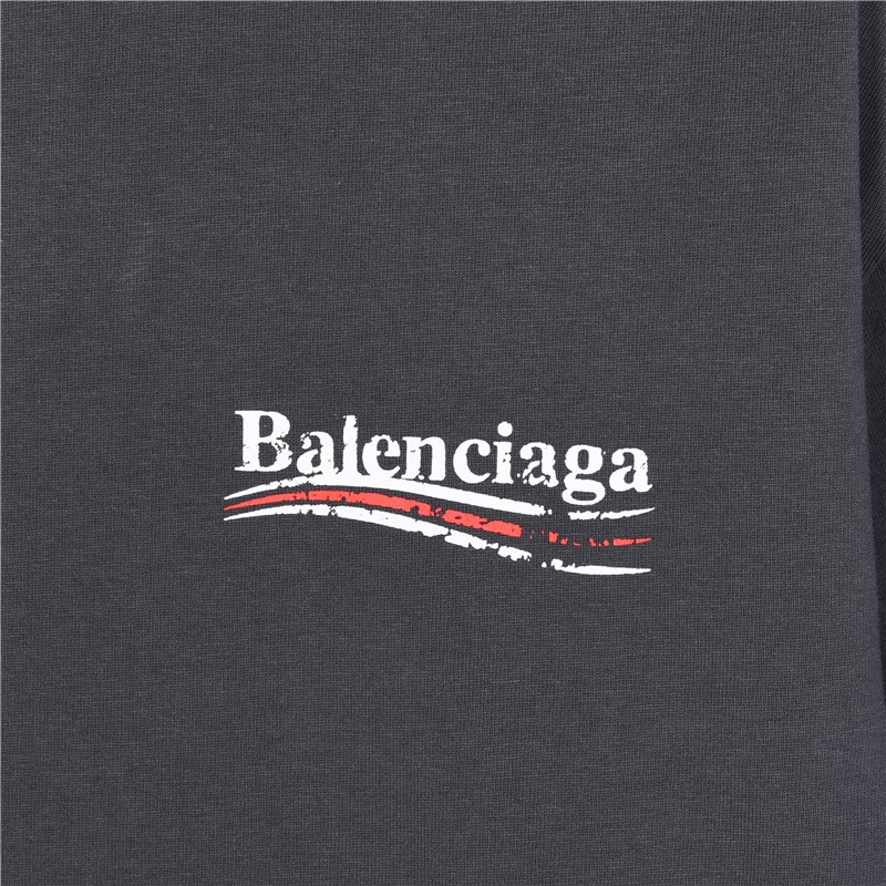 Balenciaga/巴黎世家 斑驳可乐印花水洗破洞短袖T恤 白色 黑色 深灰色 咖啡色-Chinese UA Cheap High Quatity Brand Clothes Bags handbags Sneakers wholesale wholesaler seller from China Factory suppliers Fashion Clothing Shoes best Quality Beautiful Price Balenciaga/巴黎世家 斑驳可乐印花水洗破洞短袖T恤 白色 黑色 深灰色 咖啡色