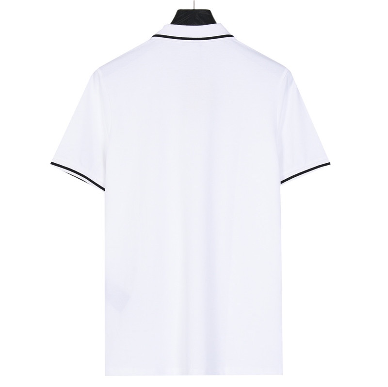 Zegna/杰尼亚经典胸口字母刺绣Polo衫