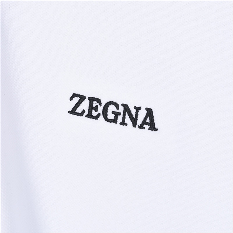 Zegna/杰尼亚经典胸口字母刺绣Polo衫