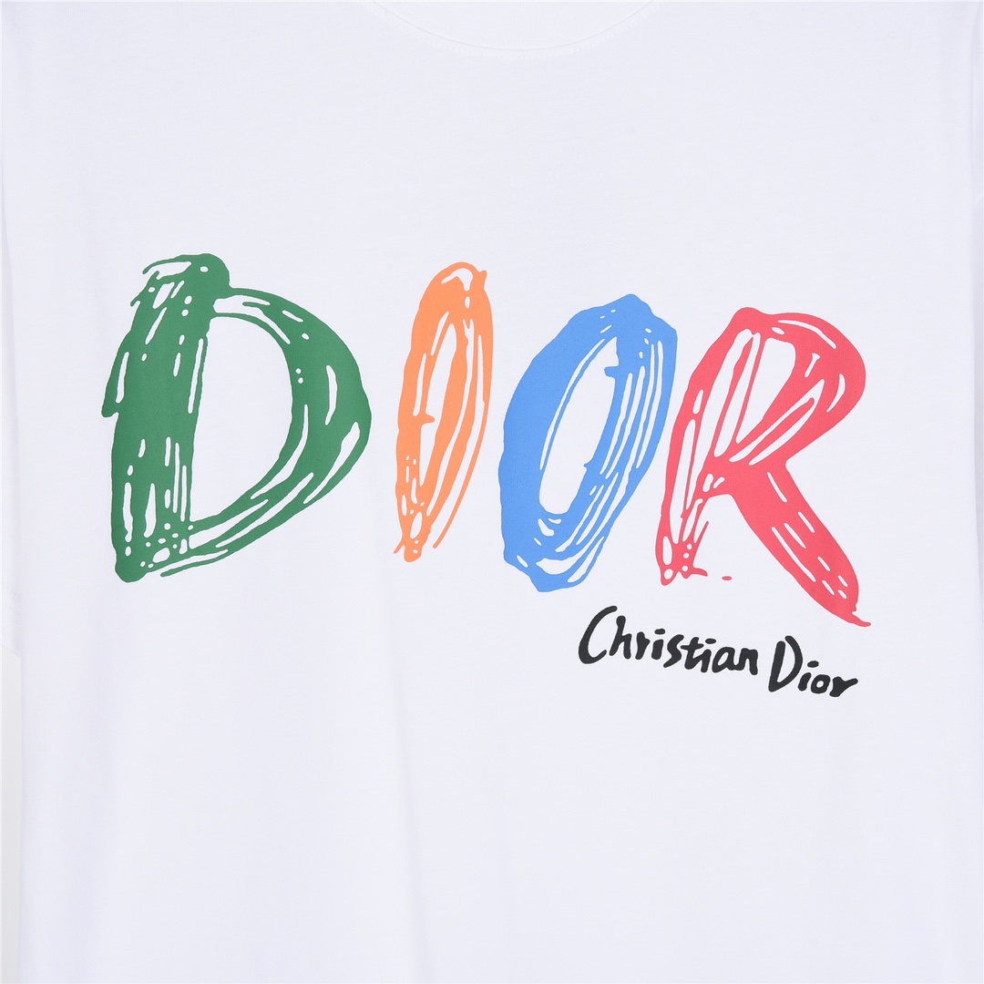 Dior/迪奥 手绘logo涂鸦灵感短袖T恤