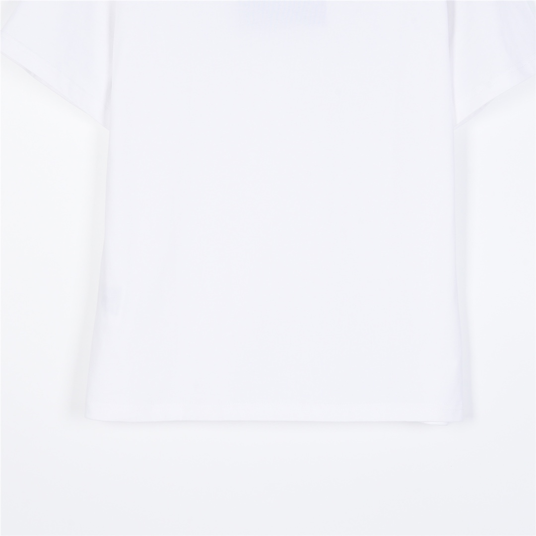 Prada/普拉达 金属三角标及贴布刺绣短袖T恤白色-Chinese UA Cheap High Quatity Brand Clothes Bags handbags Sneakers wholesale wholesaler seller from China Factory suppliers Fashion Clothing Shoes best Quality Beautiful Price Prada/普拉达 金属三角标及贴布刺绣短袖T恤白色