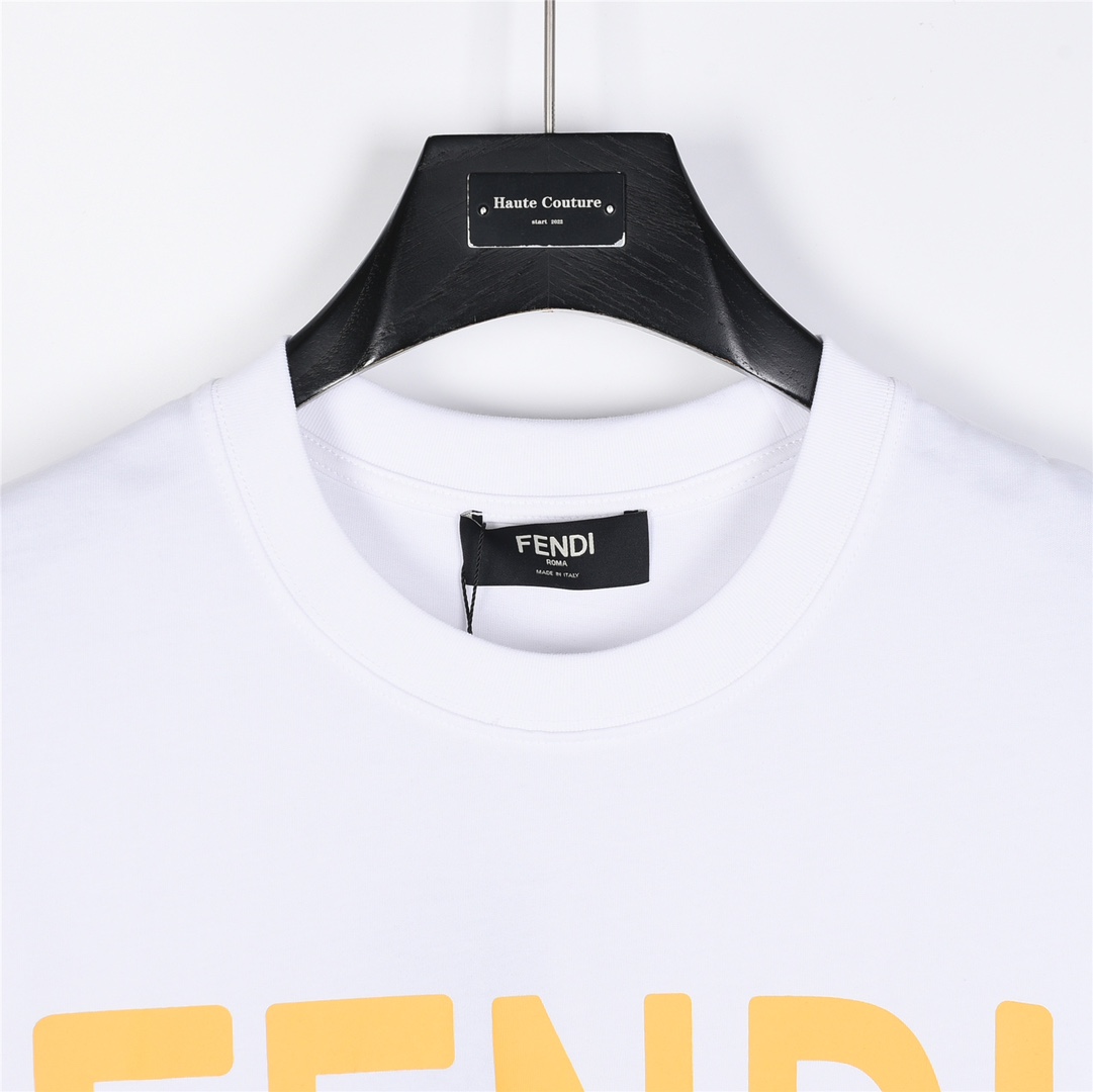 Fendi/芬迪 24ss 简约logo字母印花短袖T恤