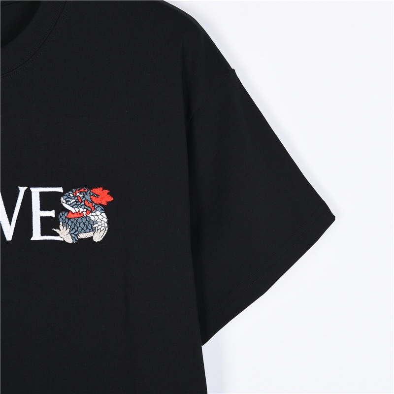 Loewe/罗意威 24ss 龙年限定logo刺绣短袖T恤