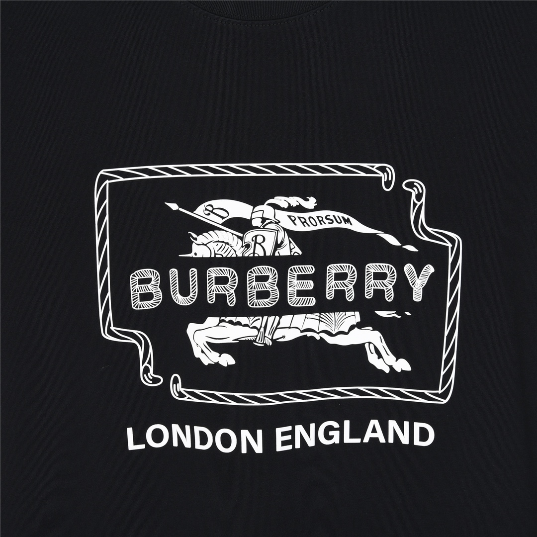 Burberry/巴宝莉 骑士战马立体压胶短袖T恤