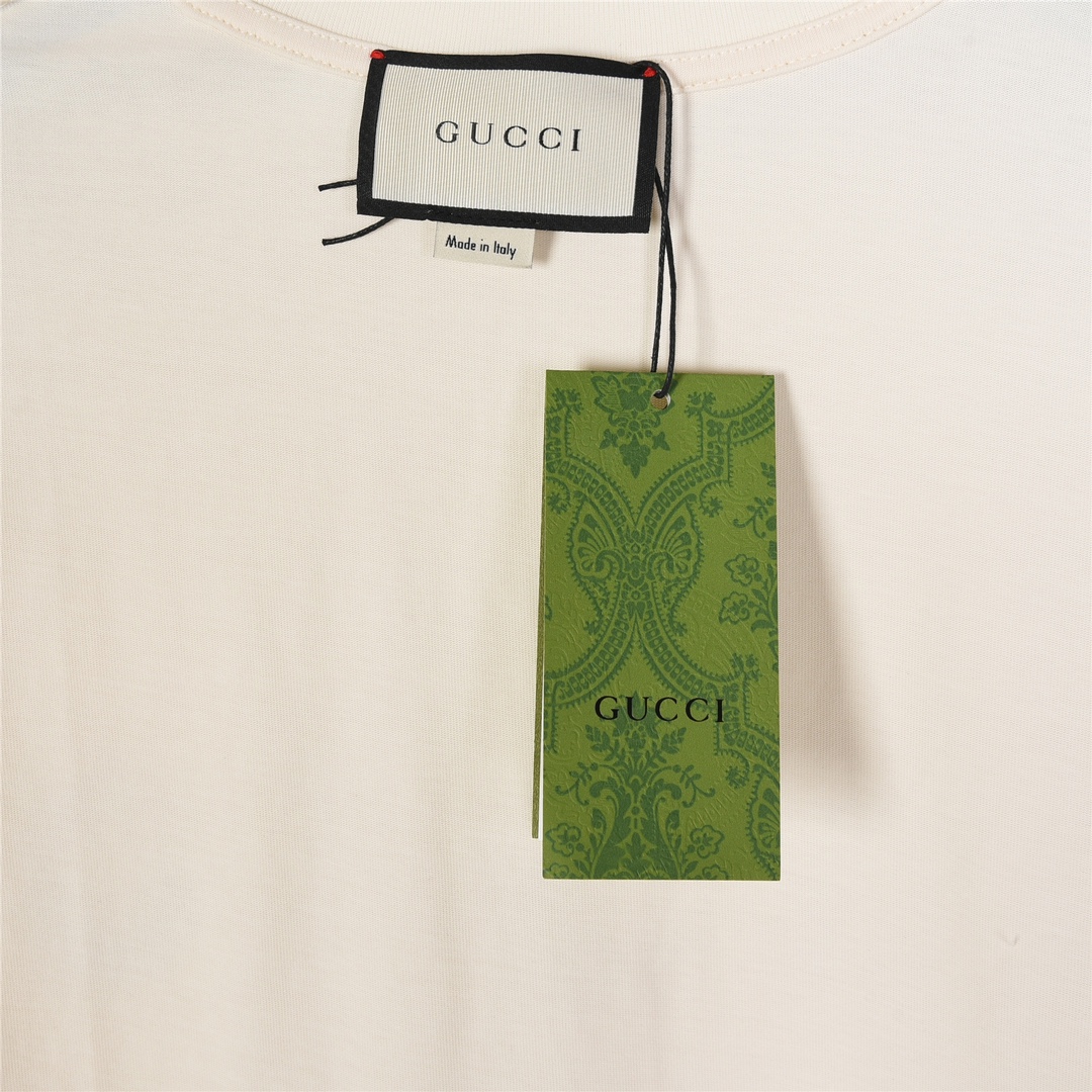 Gucci /古驰 简约logo字母印花短袖T恤