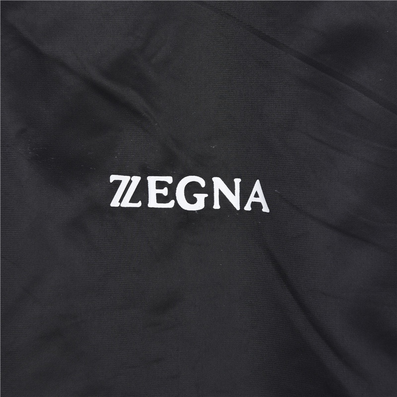 Zegna/杰尼亚胸前字母翻领轻薄外套