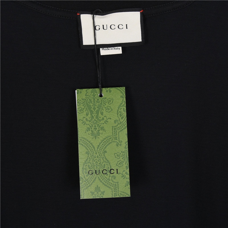 160 Gucci/古驰 24ss 3D彩色logo印花短袖T恤 休闲风格服饰尽展率性风范