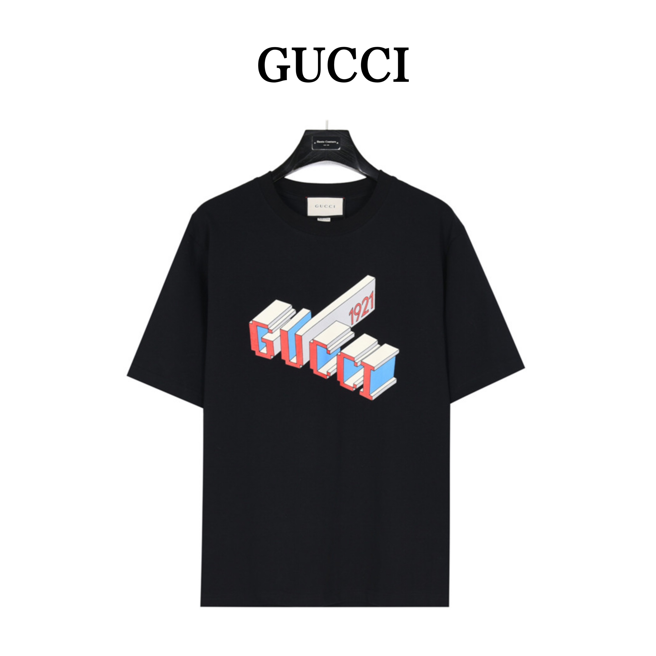 160 Gucci/古驰 24ss 3D彩色logo印花短袖T恤 休闲风格服饰尽展率性风范