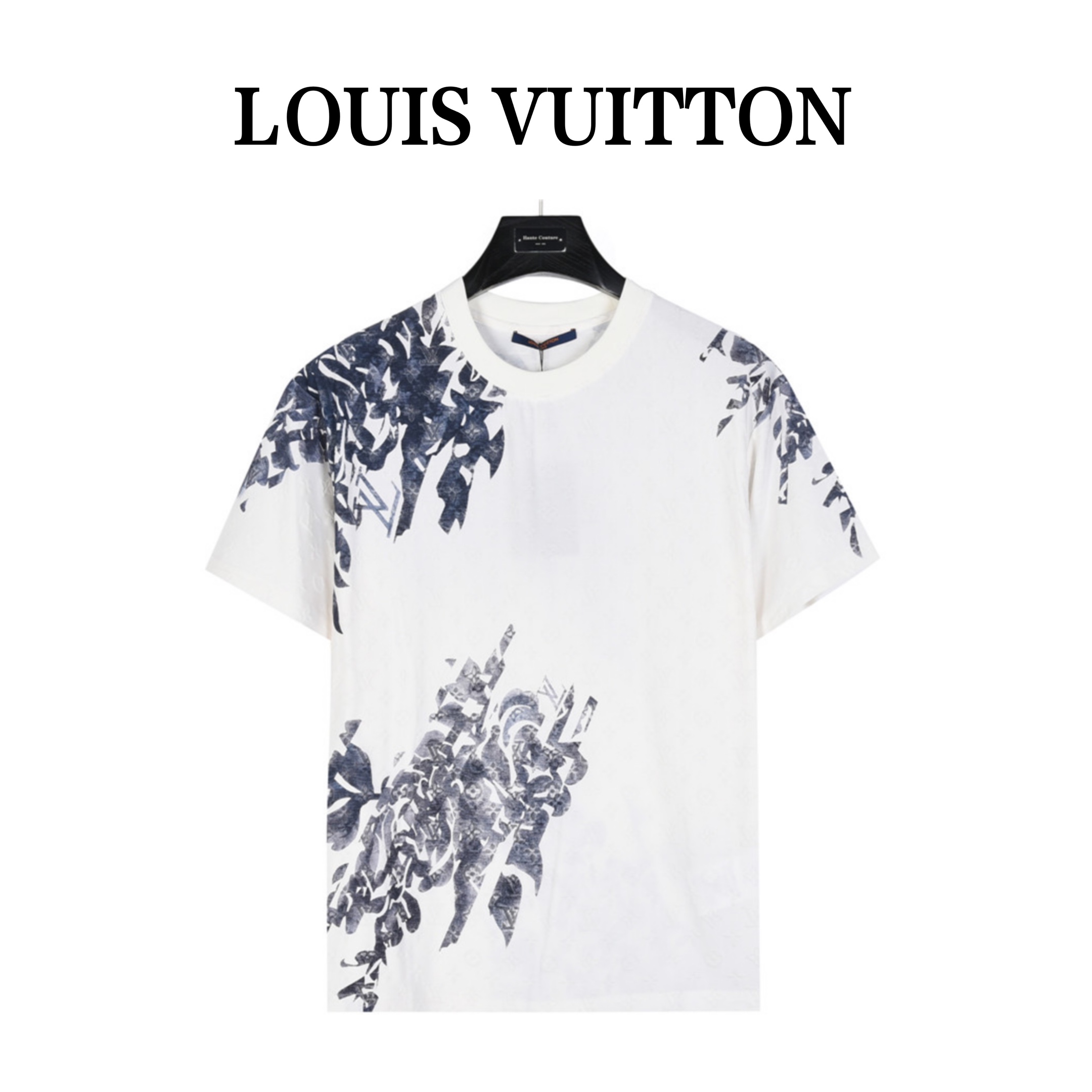 LouisVuitton/路易威登提花涂鸦短袖