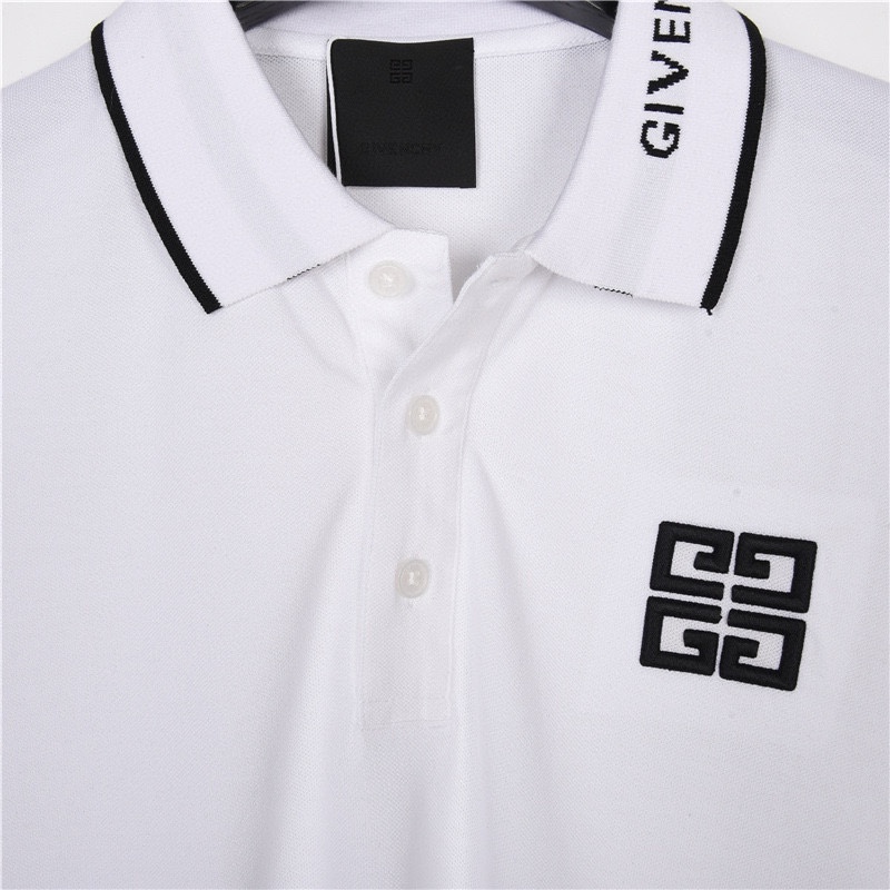 Givenchy/纪梵希 GVC领口字母刺绣polo短袖