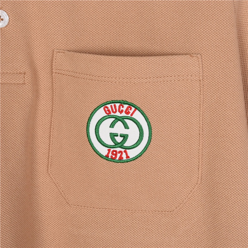 Gucci/古驰 红绿条纹1921限定口袋polo短袖-Chinese UA Cheap High Quatity Brand Clothes Bags handbags Sneakers wholesale wholesaler seller from China Factory suppliers Fashion Clothing Shoes best Quality Beautiful Price Gucci/古驰 红绿条纹1921限定口袋polo短袖