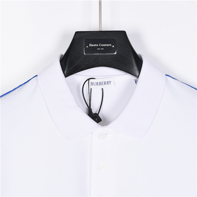 Burberry/巴宝莉 侧边线条下摆战马polo短袖