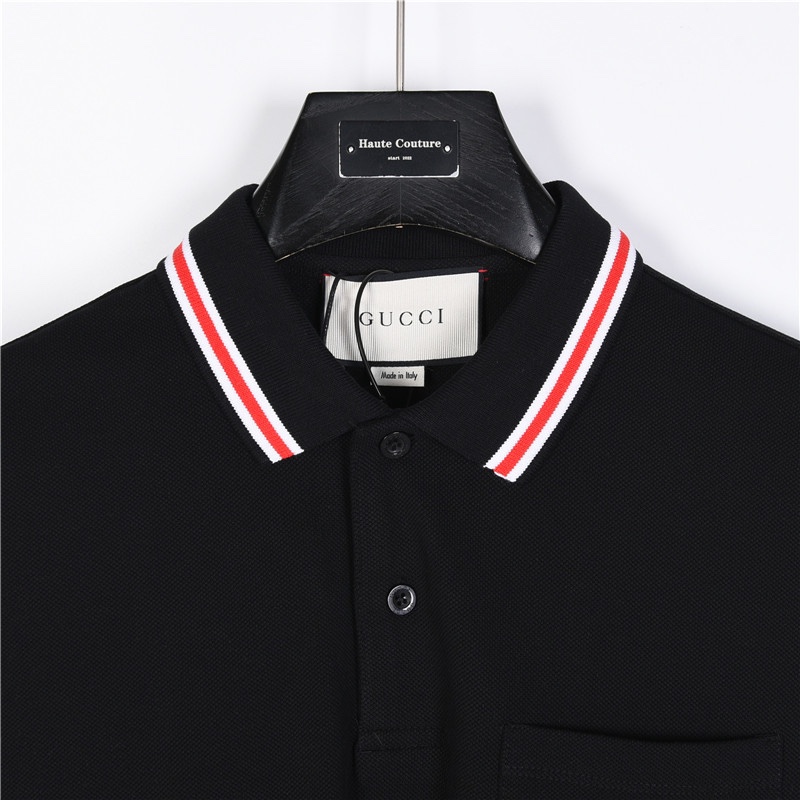 Gucci/古驰 龙年限定胸口口袋polo短袖