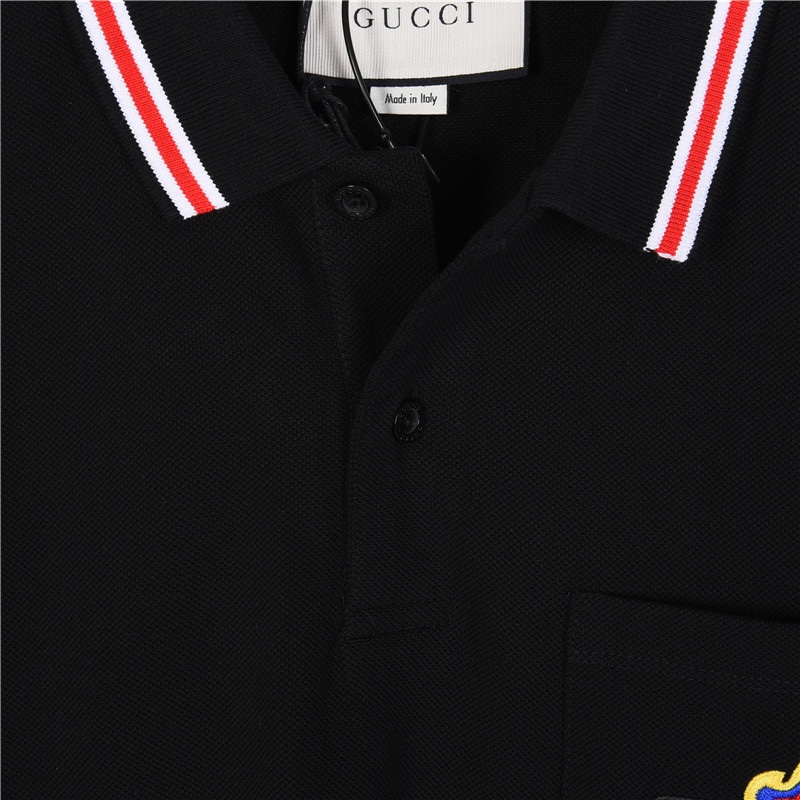 Gucci/古驰 龙年限定胸口口袋polo短袖