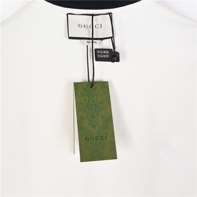 Gucci/古驰 胸口镶嵌双G刺绣polo短袖-Chinese UA Cheap High Quatity Brand Clothes Bags handbags Sneakers wholesale wholesaler seller from China Factory suppliers Fashion Clothing Shoes best Quality Beautiful Price Gucci/古驰 胸口镶嵌双G刺绣polo短袖