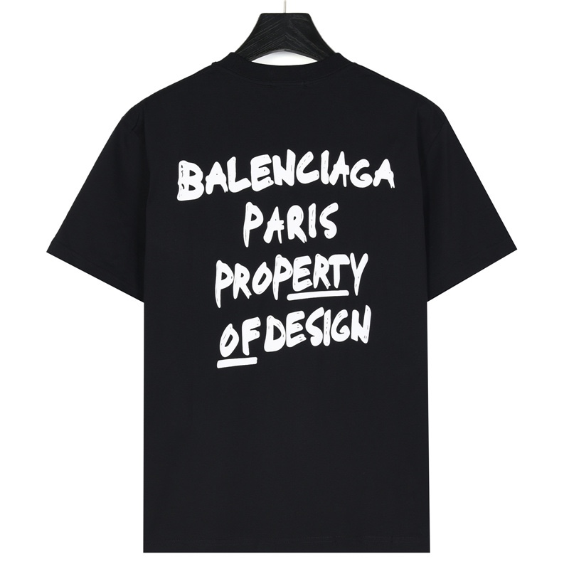 Balenciaga巴黎世家24ss 立体发泡印花短袖 甄选长绒棉纱