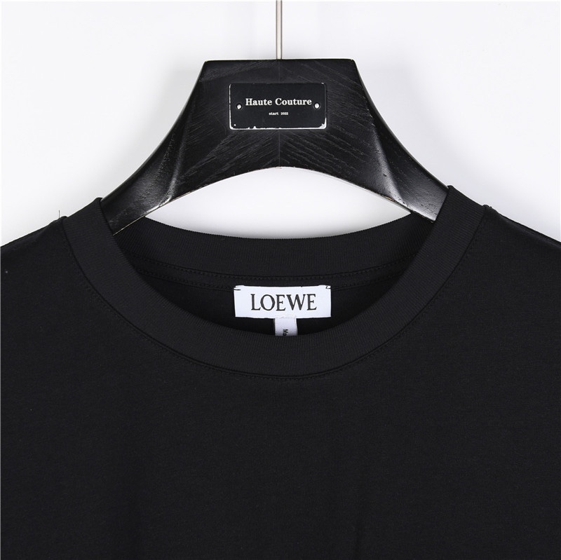 Loewe/罗意威 压花徽标皮口袋短袖T恤