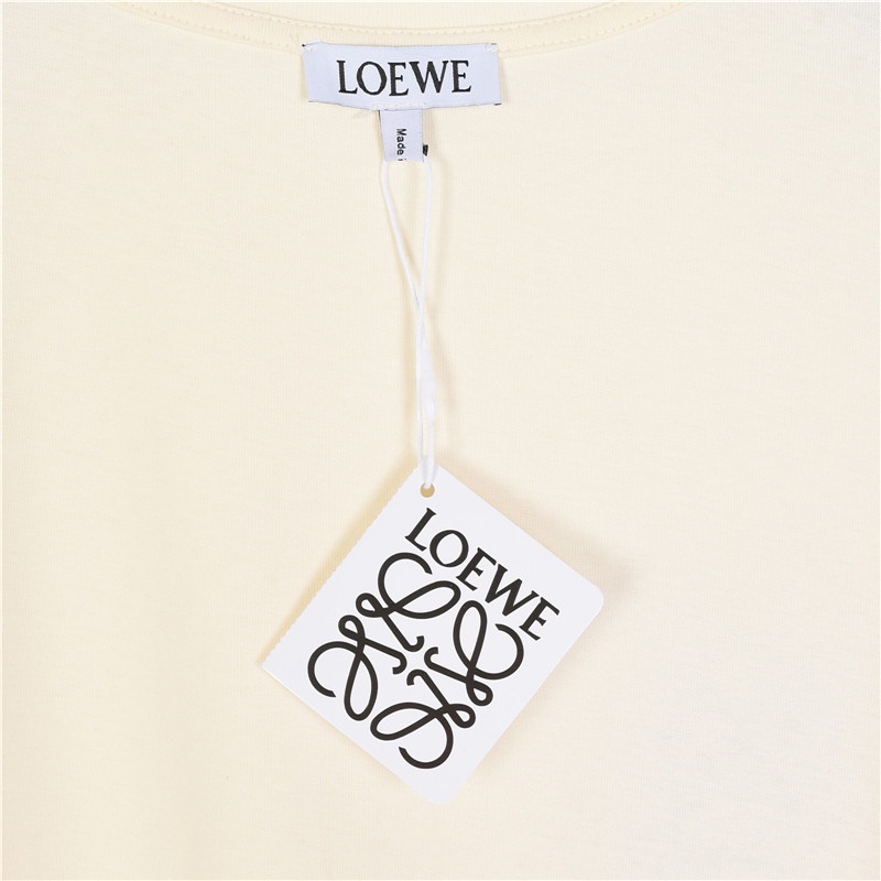 Loewe/罗意威 压花徽标皮牌口袋短袖T恤