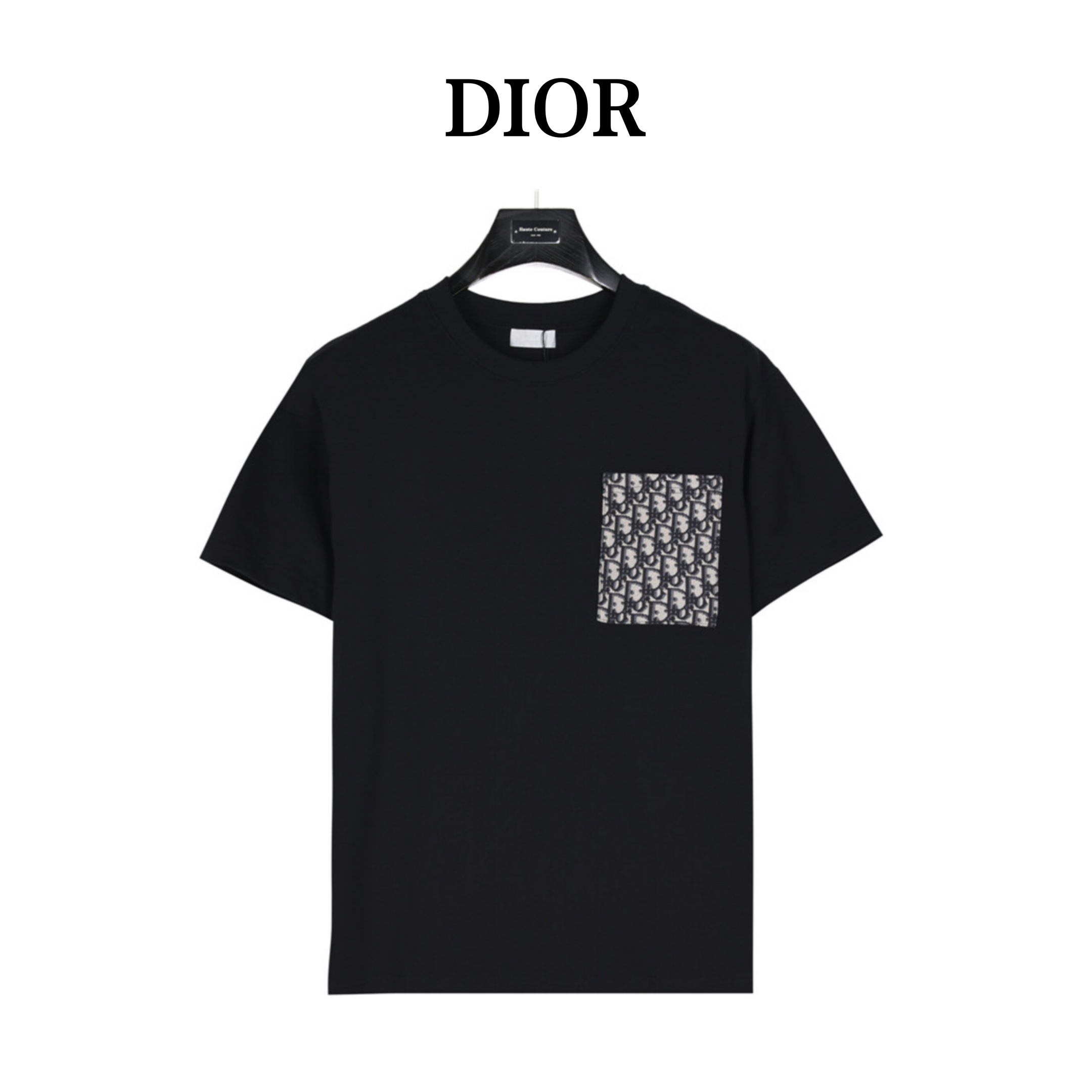 Dior/迪奥 提花牛仔口袋短袖T恤