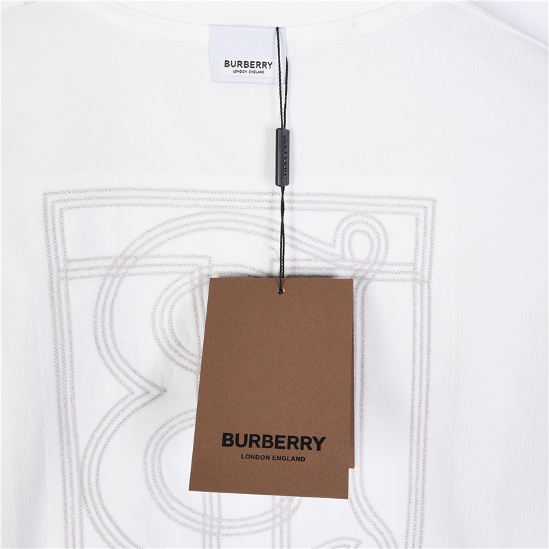 Burberry 巴宝莉 经典款B字刺绣短袖T恤