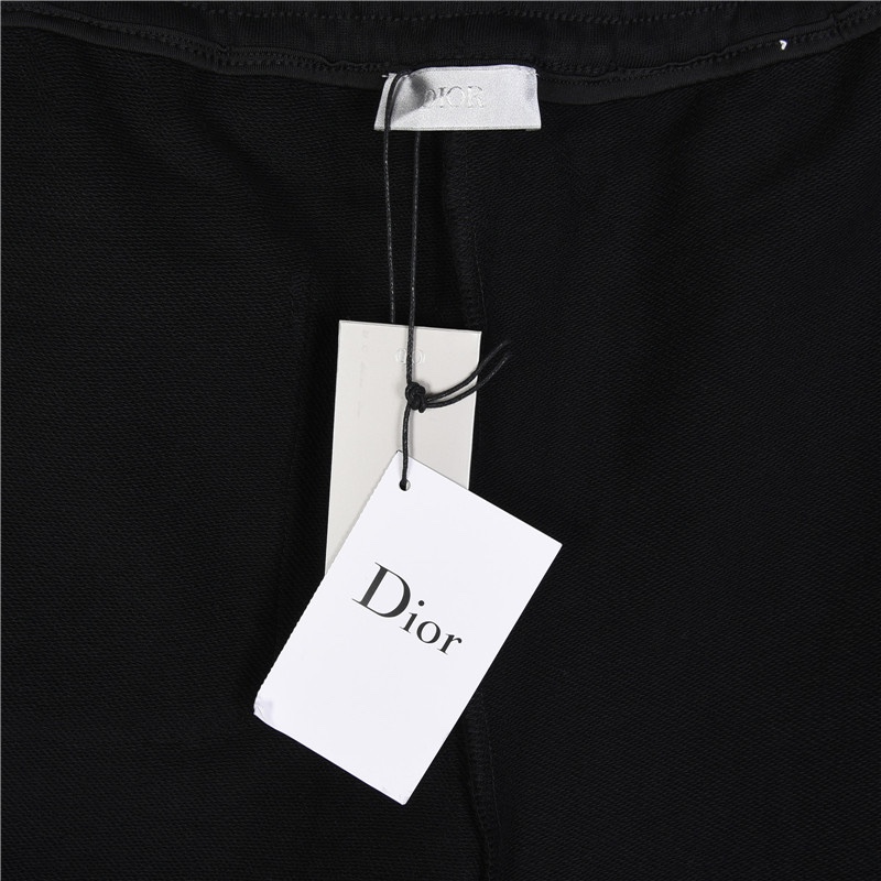 Dior/迪奥 下摆拼接绣花刺绣logo短裤