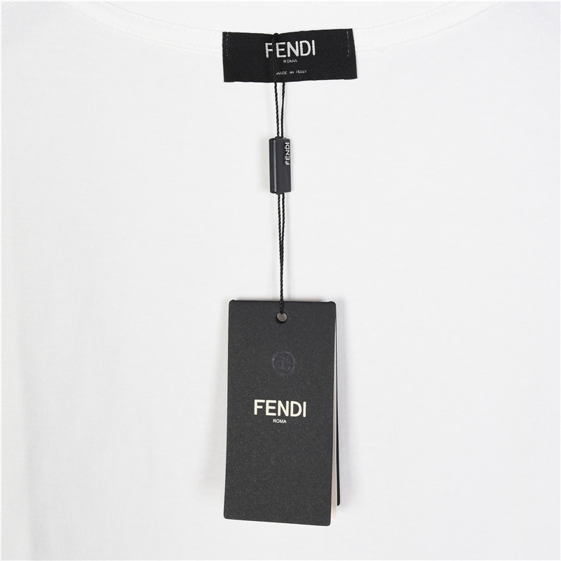 Fendi/ 芬迪 24ss 双F字母手绘渐变短袖T恤