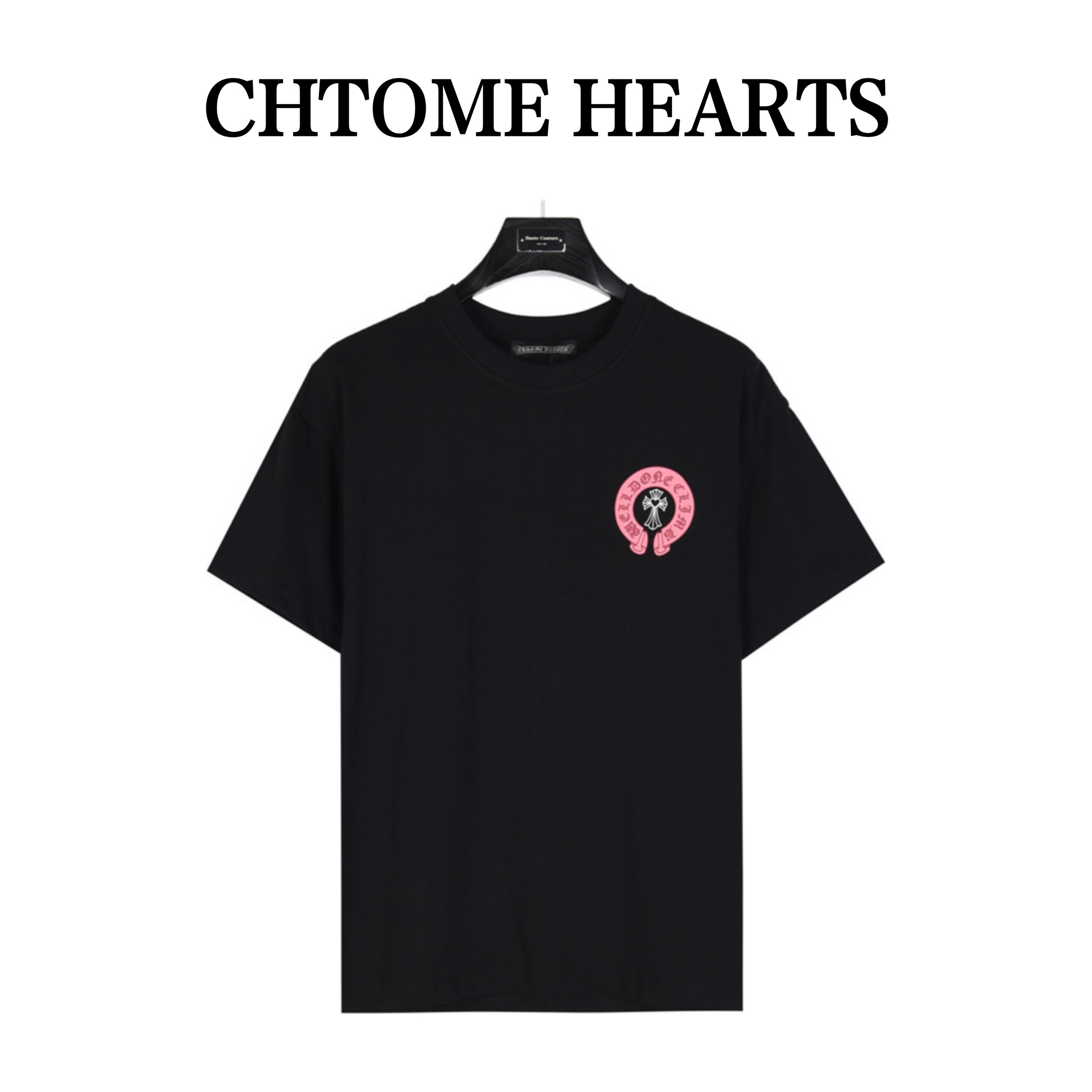 ChromeHearts/克罗心 梵文爱心发泡印花短袖T恤