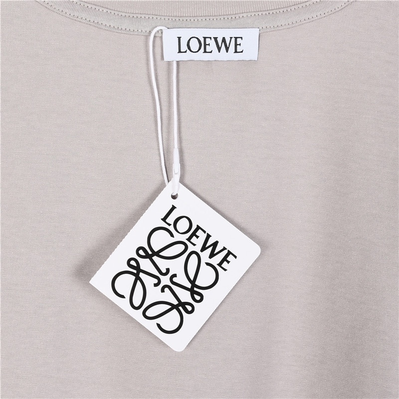 Loewe/罗意威 口袋徽标立体撞色刺绣短袖T恤