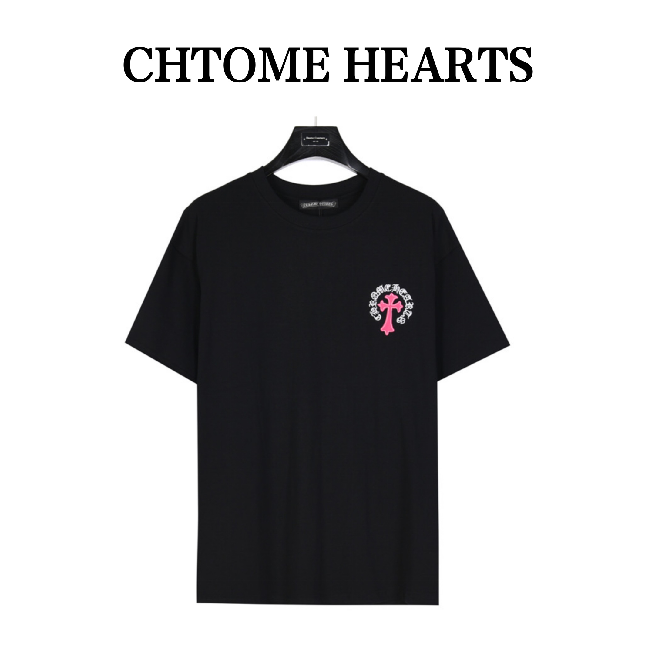 ChromeHearts/克罗心 24SS 梵文十字涂鸦贴布绣短袖T恤