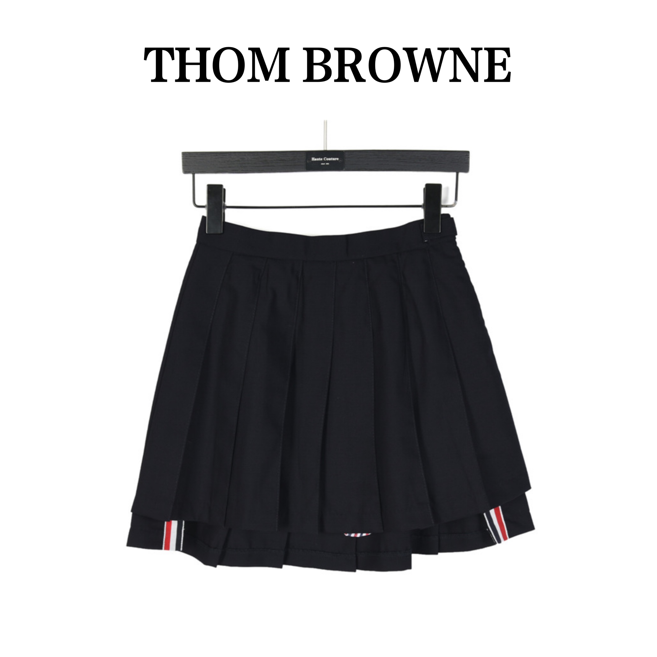 THOMBROWNE汤姆布朗.TB经典前长后短开叉基础短裙