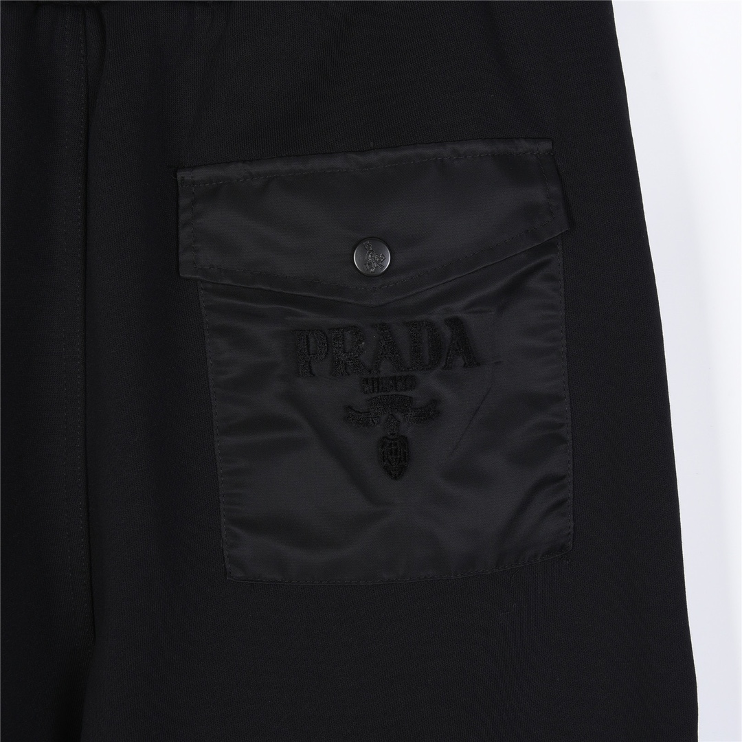 Prada/普拉达 后口袋牙刷Logo短裤