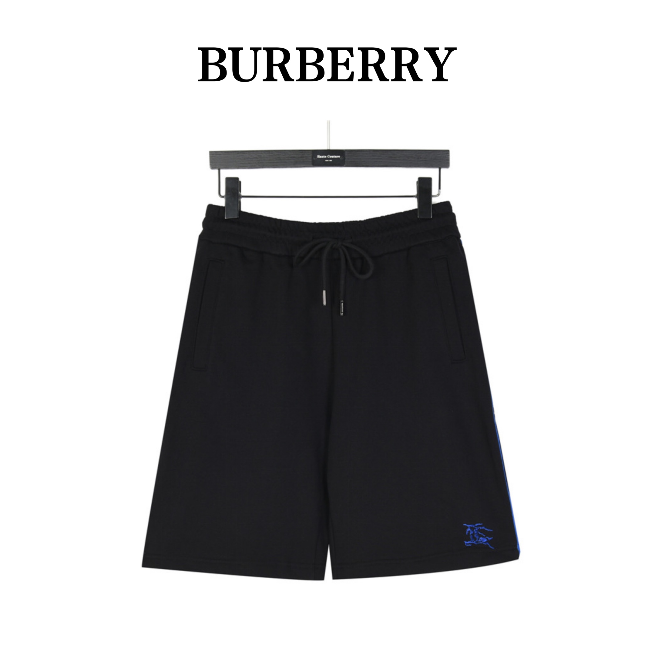 Burberry/巴宝莉 24ss 绳绣骑士战马小标拼色短裤