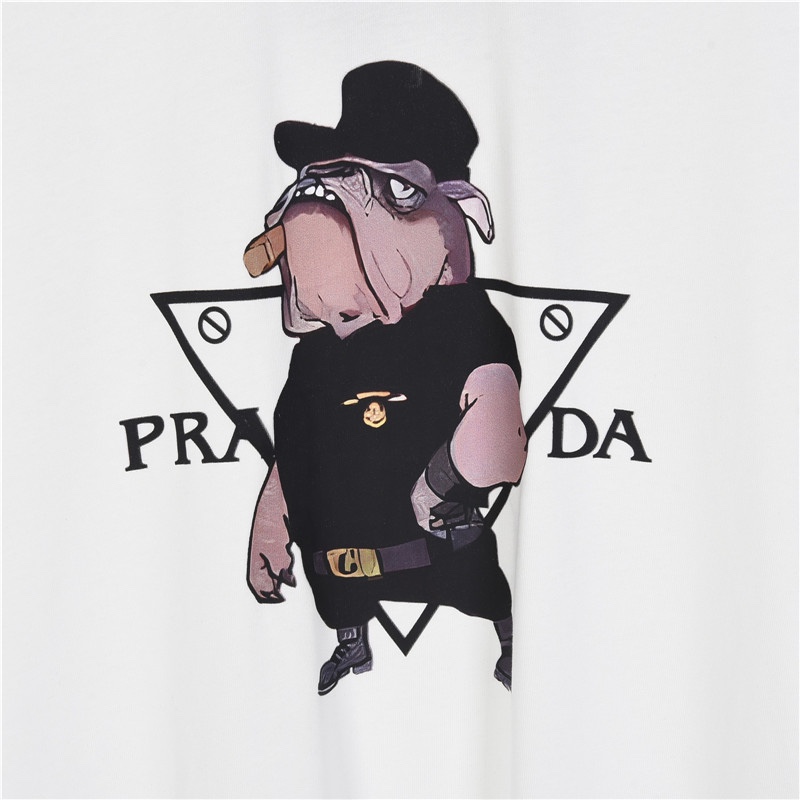 Prada/普拉达 动漫警犬短袖T恤