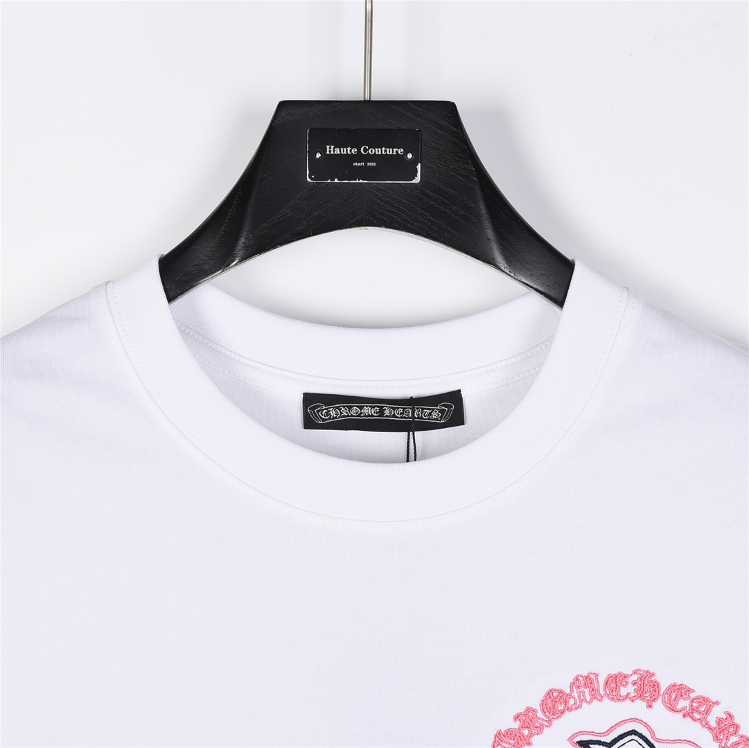 ChromeHearts/克罗心 梵文十字架刺绣短袖T恤