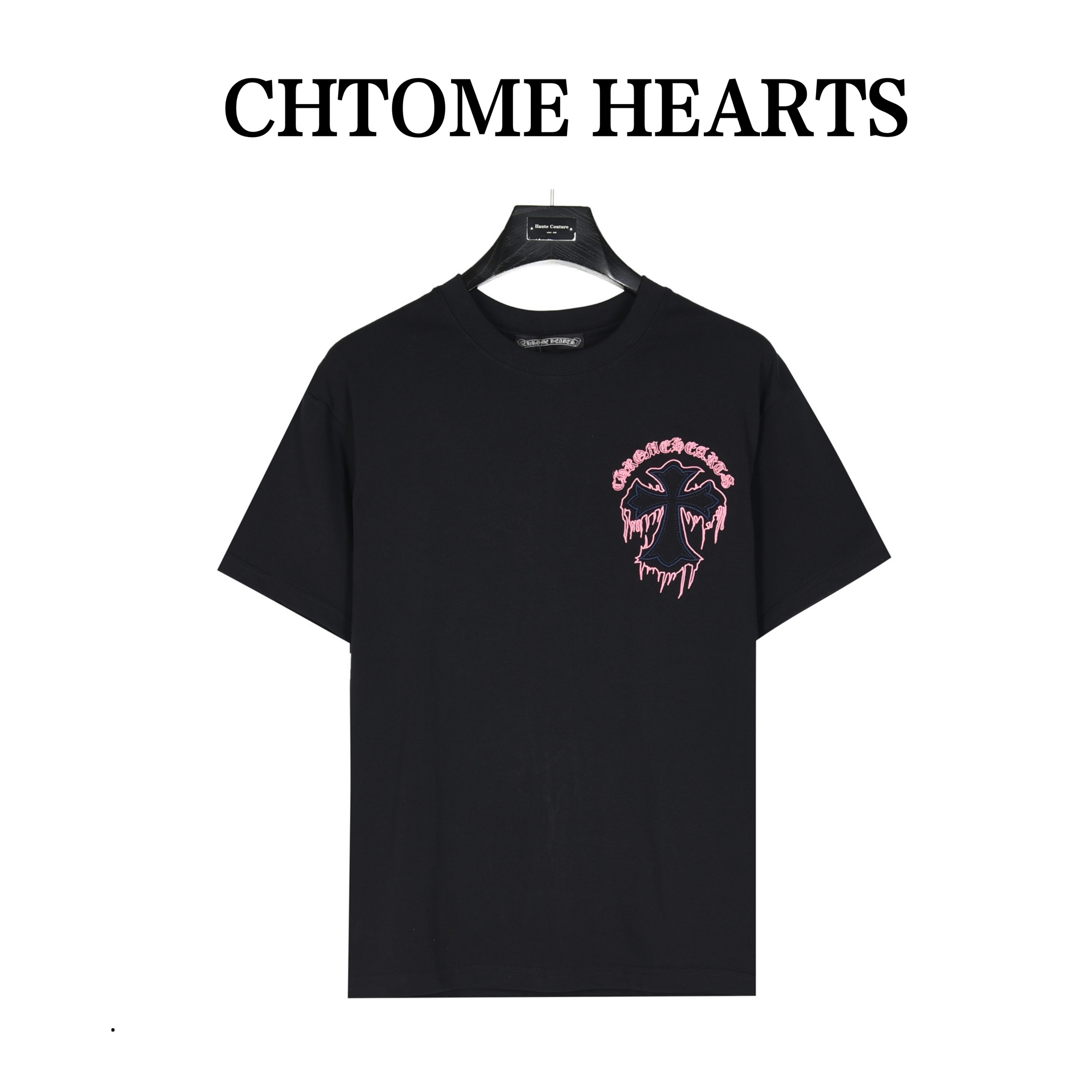 ChromeHearts/克罗心 梵文十字架刺绣短袖T恤