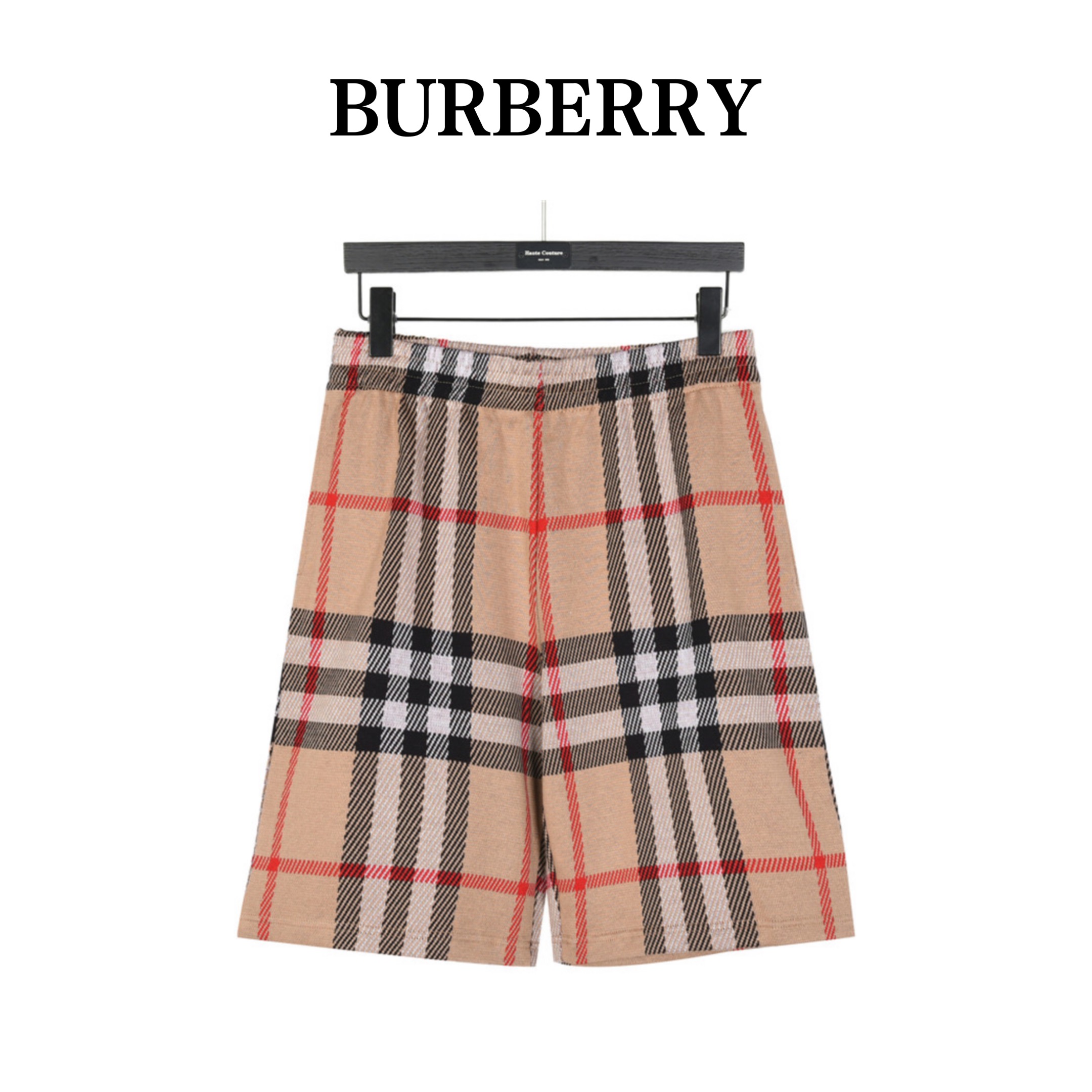 Burberry /巴宝莉 24ss 格纹针织套装短裤