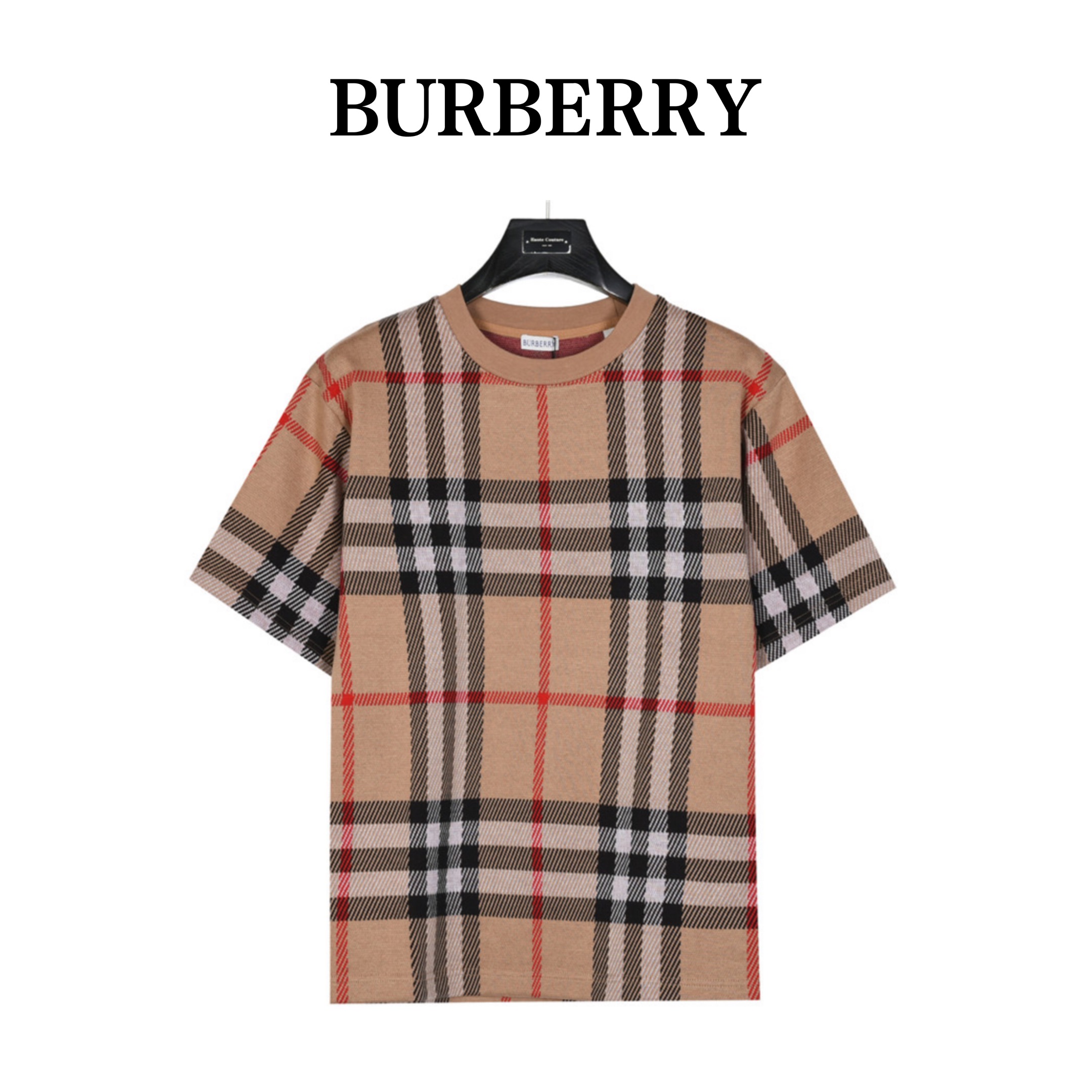 Burberry/巴宝莉 24ss 格纹针织短袖T恤