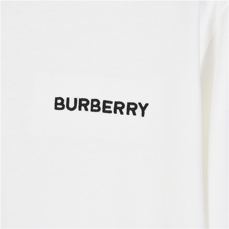 Burberry 巴宝莉 领口织带拼接短袖