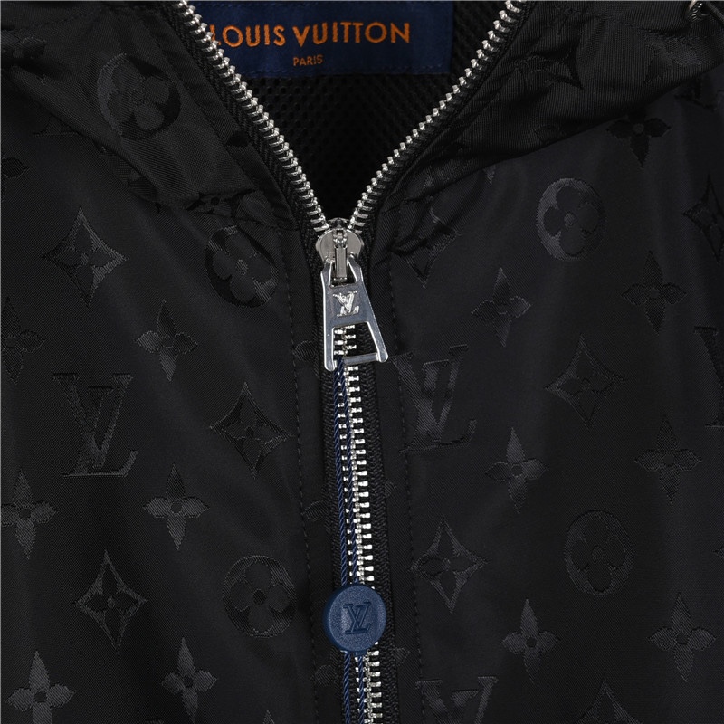 LouisVuitton/路易威登 经典提花Logo拉链外套