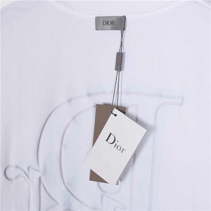 160 Dior/ 迪奥 24ss 浅绿色涂鸦logo短袖T恤 280克双纱面料 手感超级柔软舒适