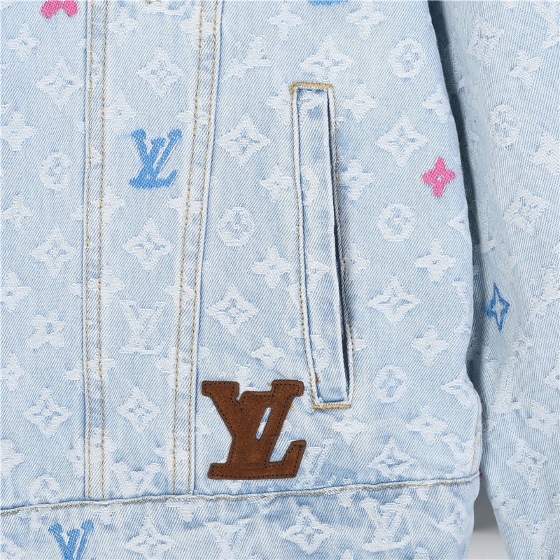 LouisVuitton/路易威登 LV x Tyler联名 2024SS 联名款糖果绣花牛仔外套