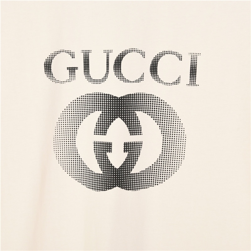 Gucci/古驰 24ss 双G渐变印花短袖T恤 情侣街拍的时尚款短TEE 炸街系列