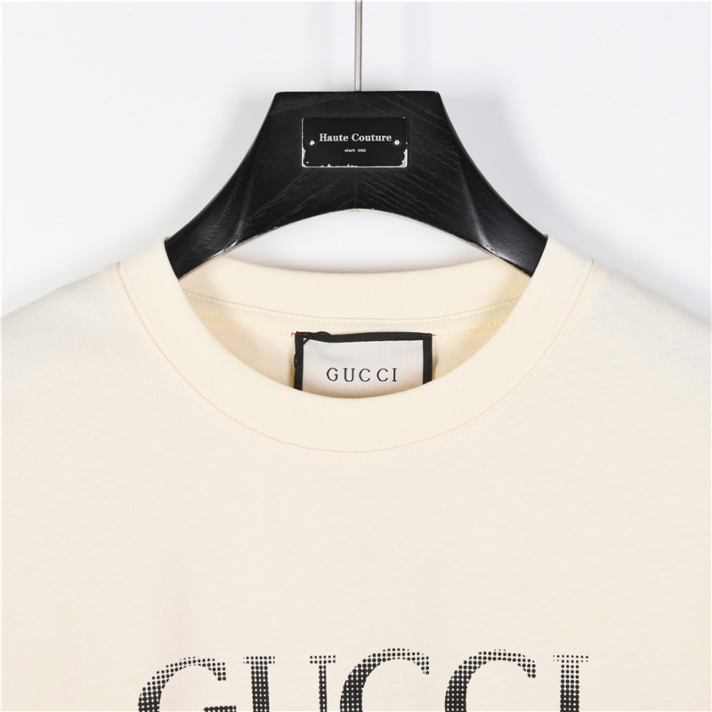 Gucci/古驰 24ss 双G渐变印花短袖T恤 情侣街拍的时尚款短TEE 炸街系列