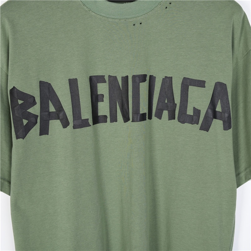 Balenciaga/巴黎世家 美纹纸胶带印花宽松版t恤