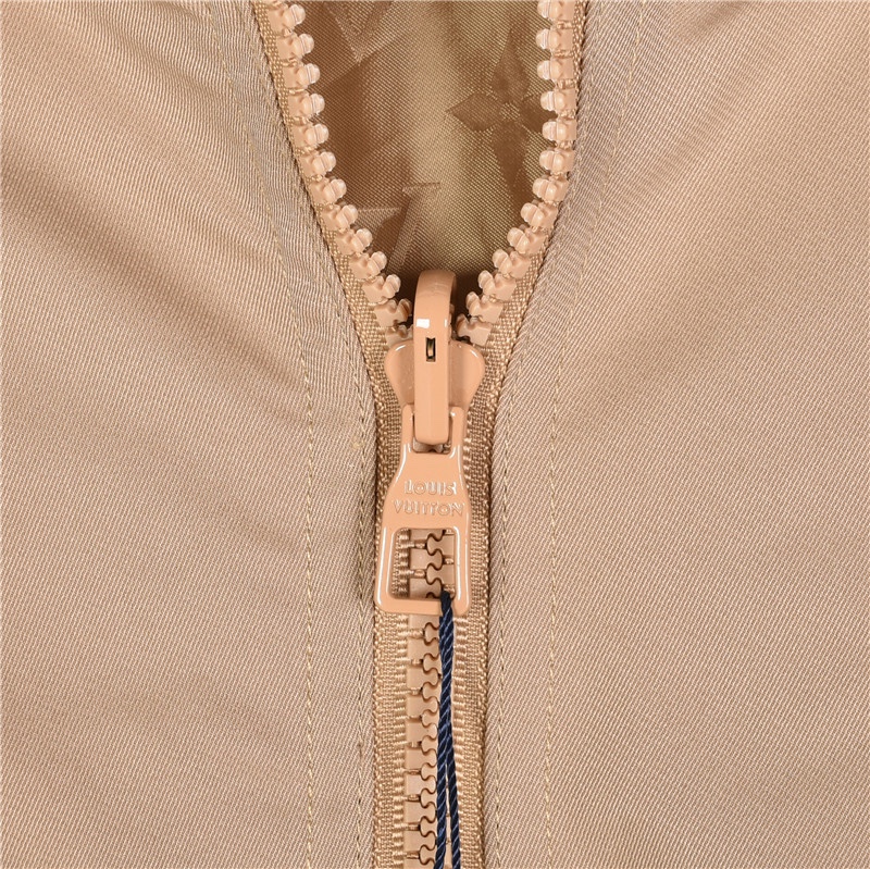 LouisVuitton 24SS新款 双面提花连帽拉链外套夹克