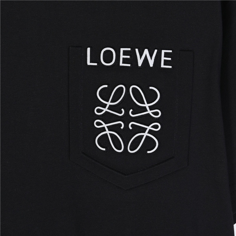 Loewe/罗意威 24ss 假口袋立体浮雕3M反光徽标短袖T恤