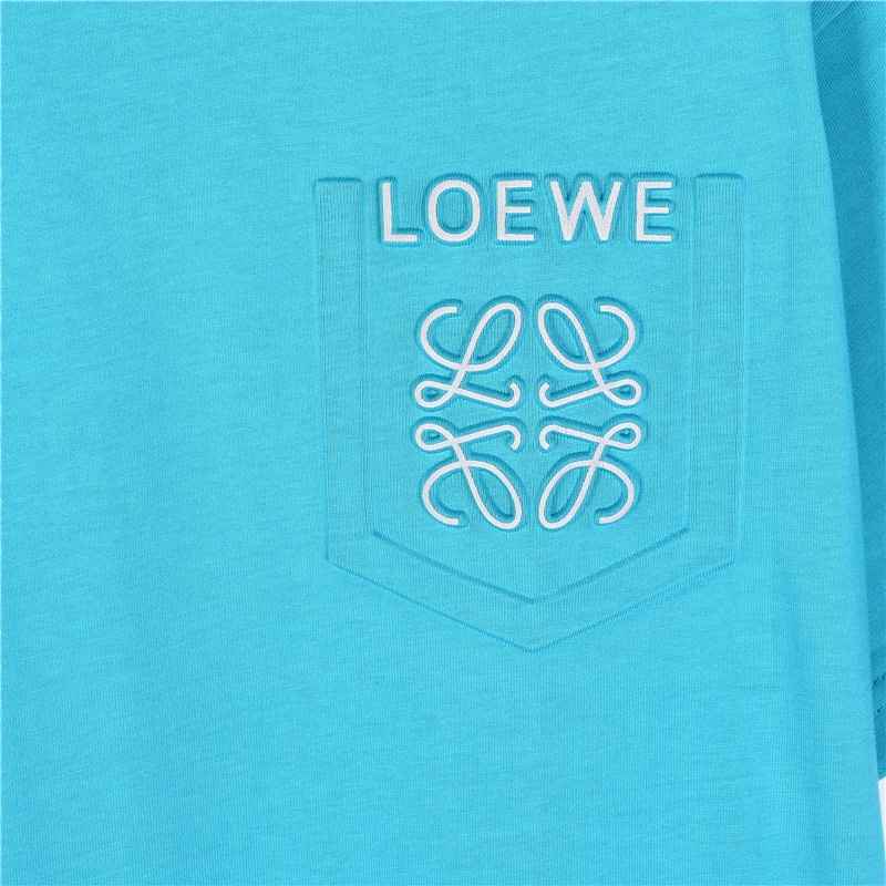 Loewe/罗意威 25ss 假口袋立体浮雕3M反光徽标短袖T恤