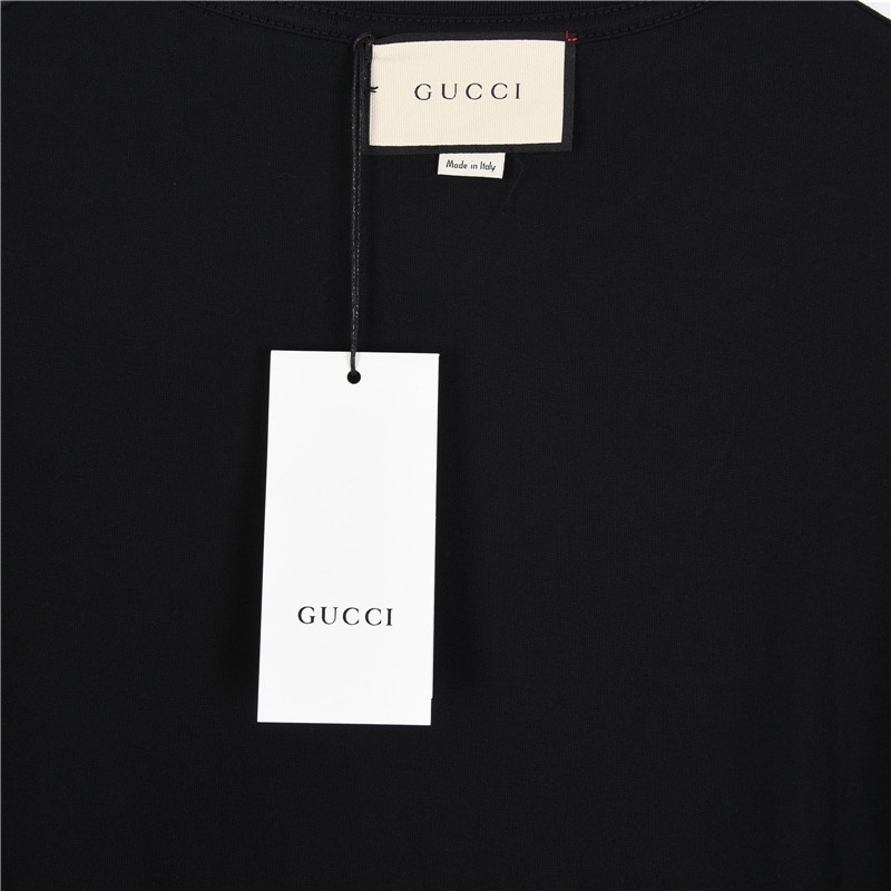 Gucci/古驰 24ss 涂鸦双G多彩印花短袖T恤