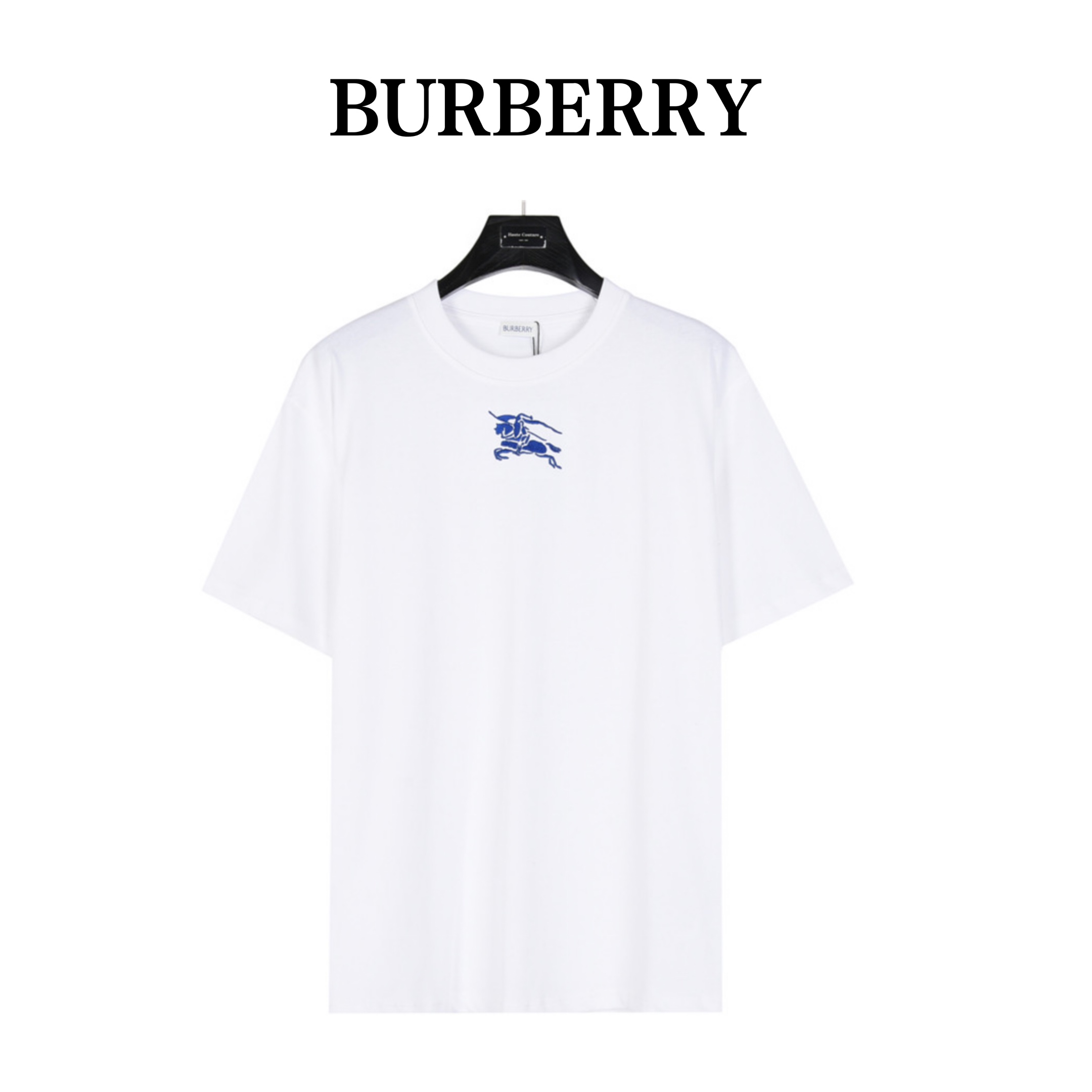 Burberry/巴宝莉 24ss 胸前骑士战马小标刺绣短袖T恤